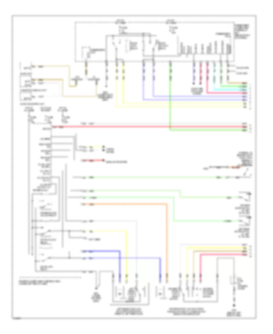 Forced Entry Wiring Diagram 1 of 2 for Acura TL 2009
