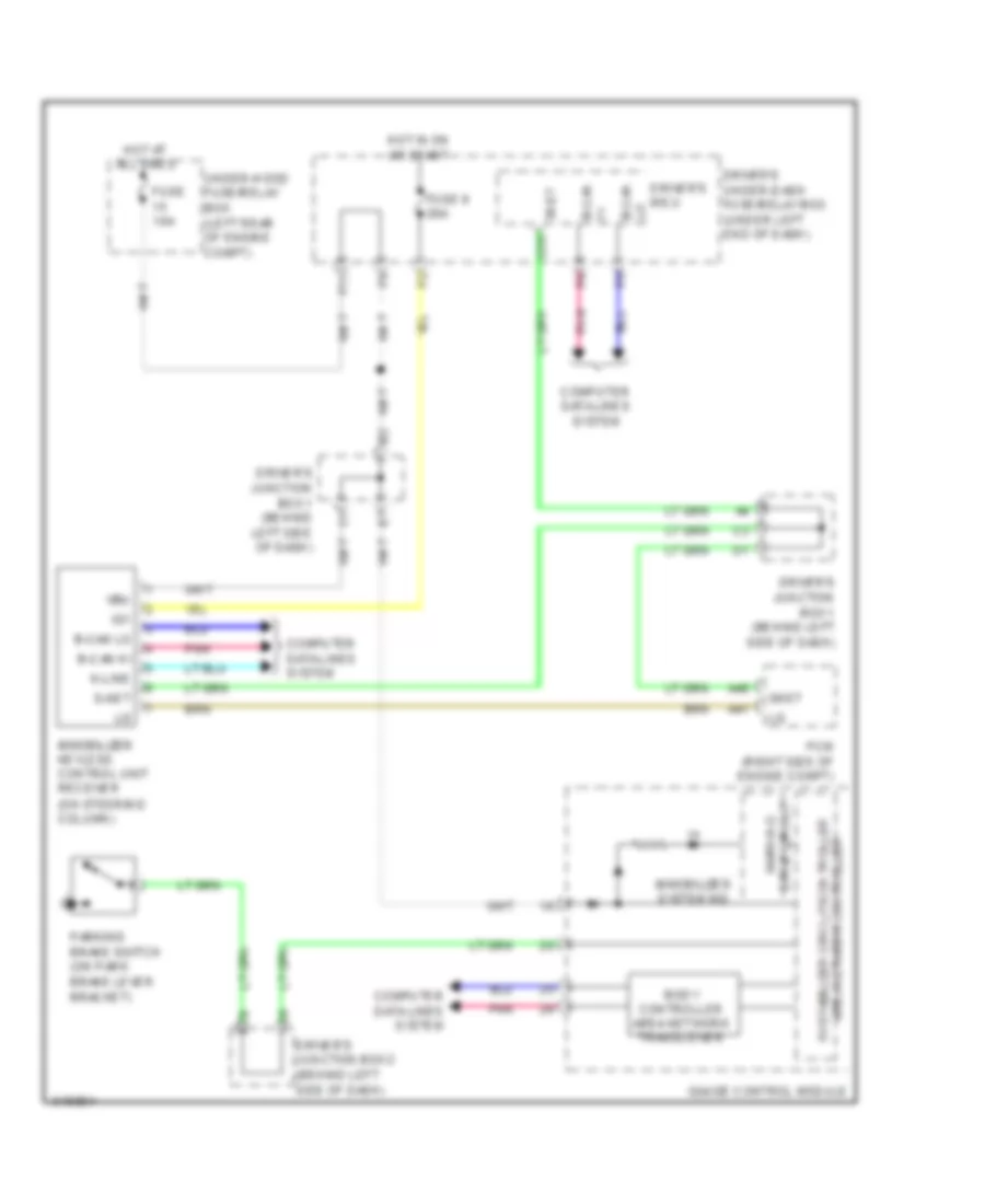 Immobilizer Wiring Diagram for Acura TL 2009