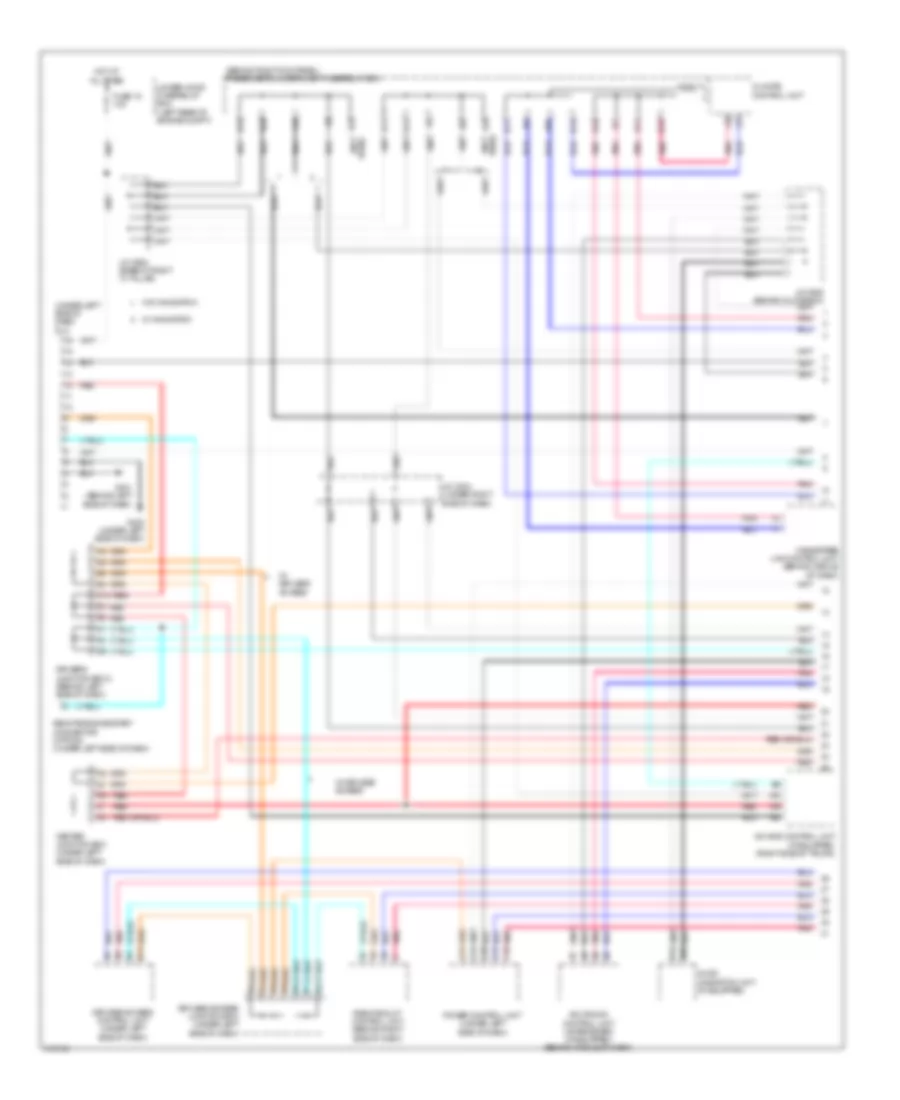 Computer Data Lines Wiring Diagram 1 of 3 for Acura TL 2009
