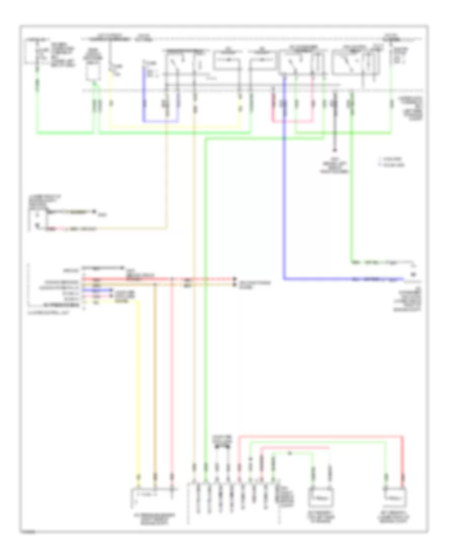 Cooling Fan Wiring Diagram for Acura TL 2009