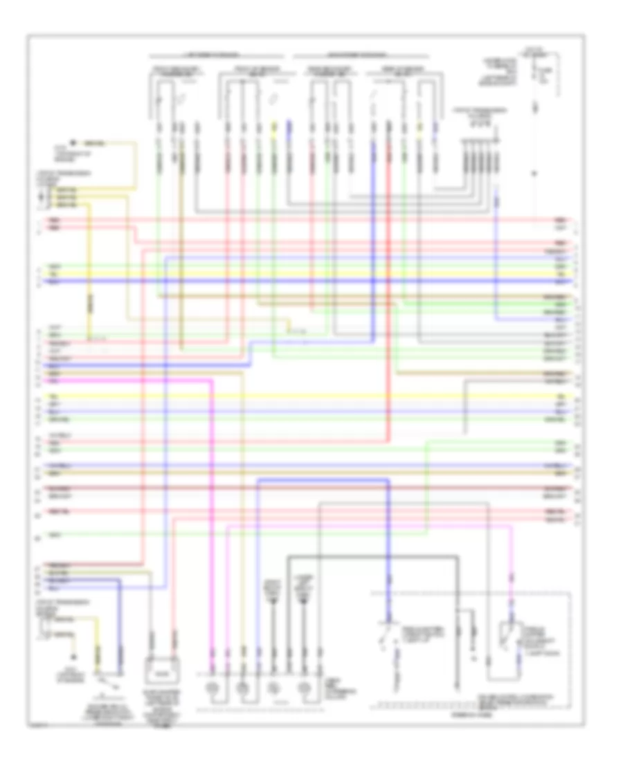 3.5L, Engine Performance Wiring Diagram (3 of 6) for Acura TL 2009