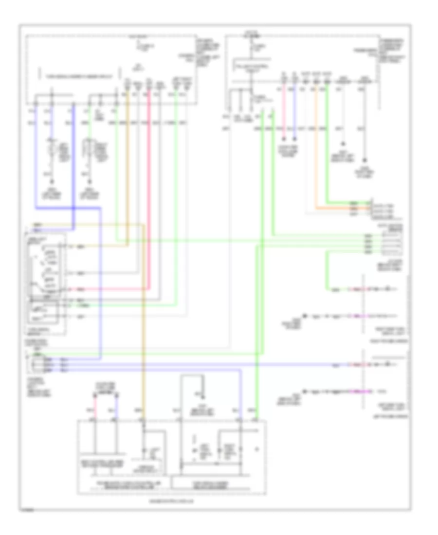 Exterior Lamps Wiring Diagram (2 of 2) for Acura TL 2009