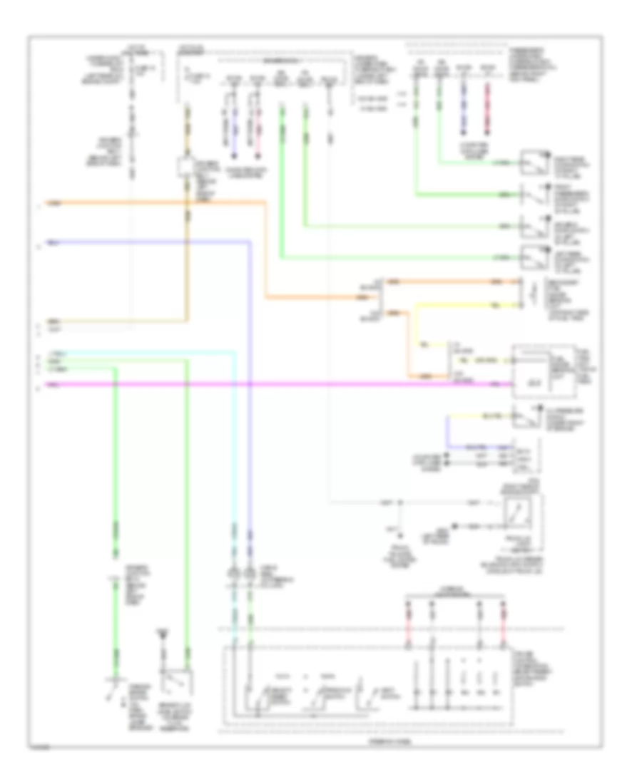 Instrument Cluster Wiring Diagram 2 of 2 for Acura TL 2009