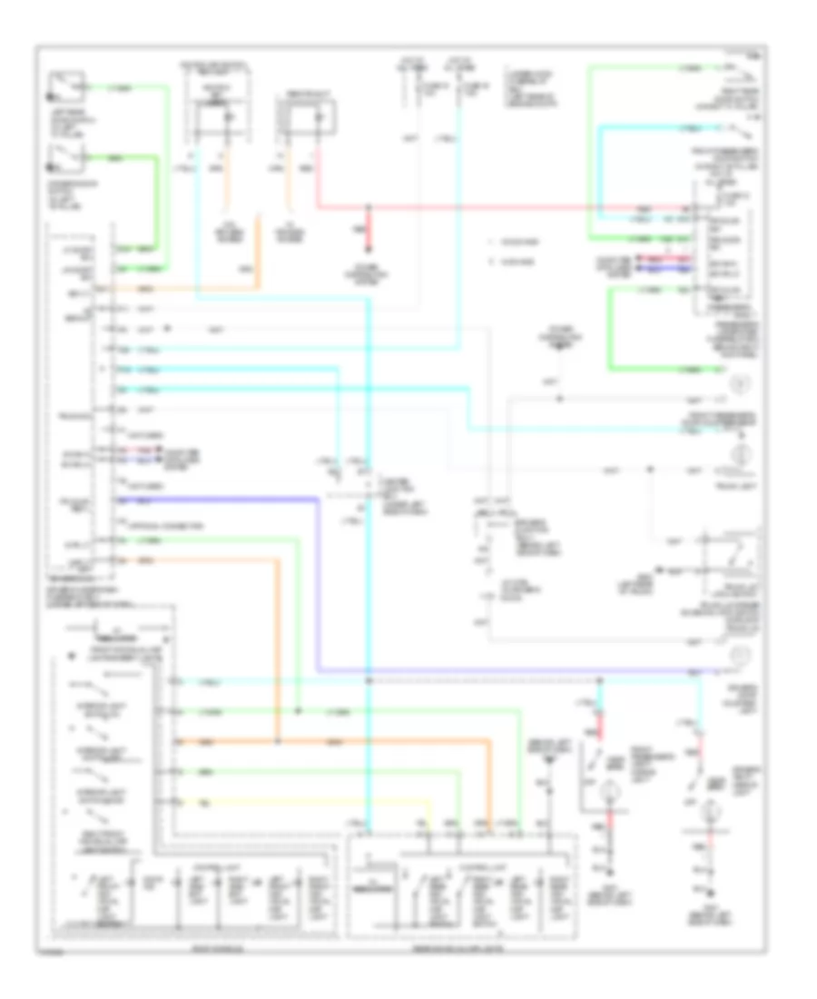 Courtesy Lamps Wiring Diagram for Acura TL 2009
