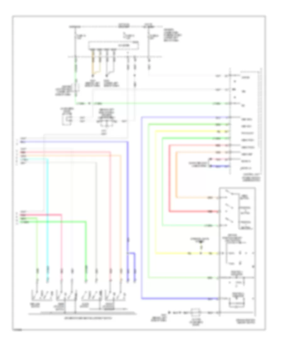 Drivers Memory Seat Wiring Diagram (2 of 2) for Acura TL 2009