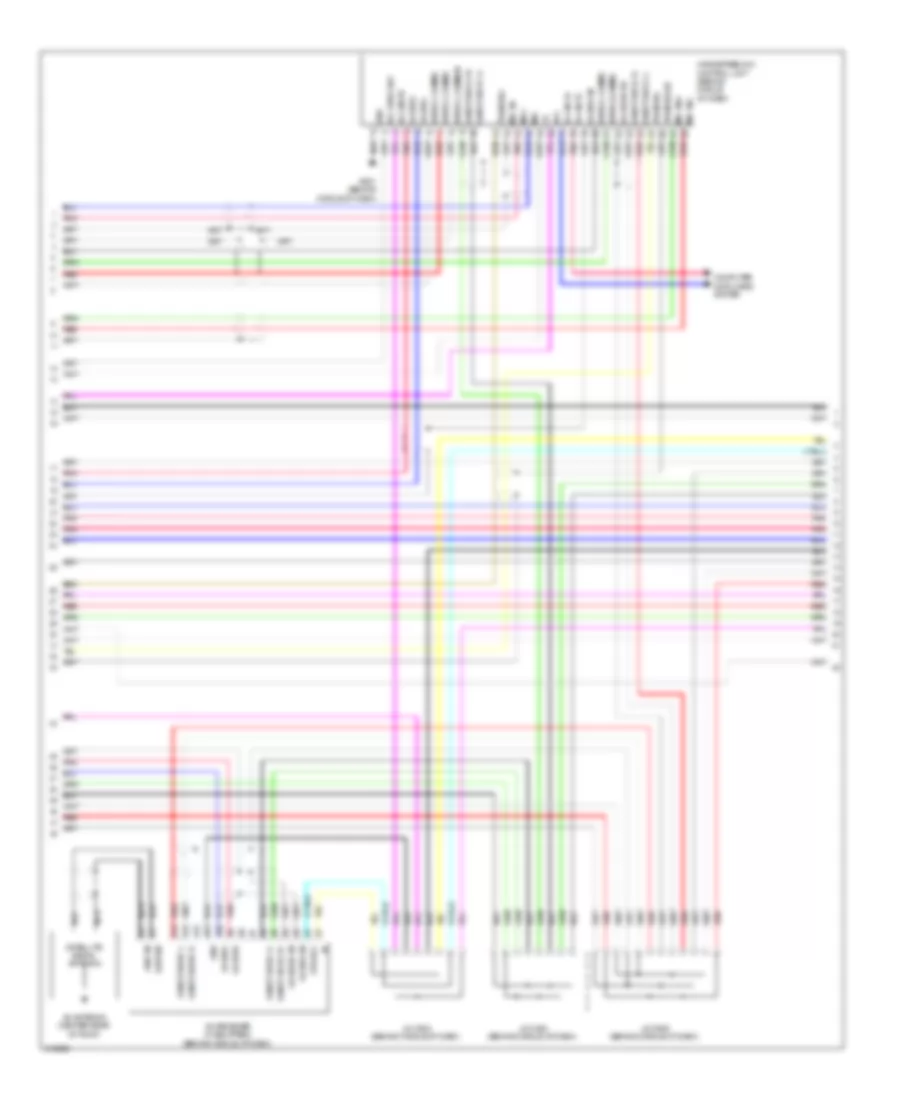 Navigation Wiring Diagram (4 of 5) for Acura TL 2009