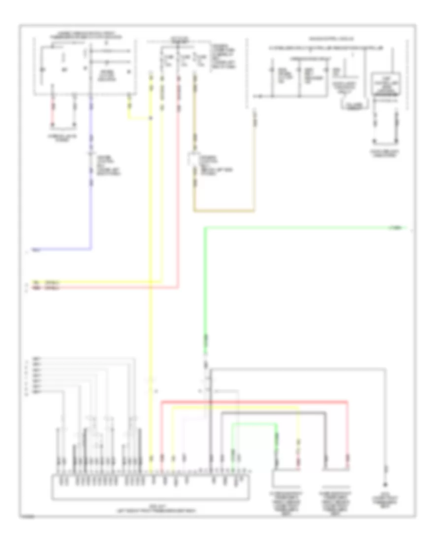 Supplemental Restraints Wiring Diagram (2 of 3) for Acura TL 2009