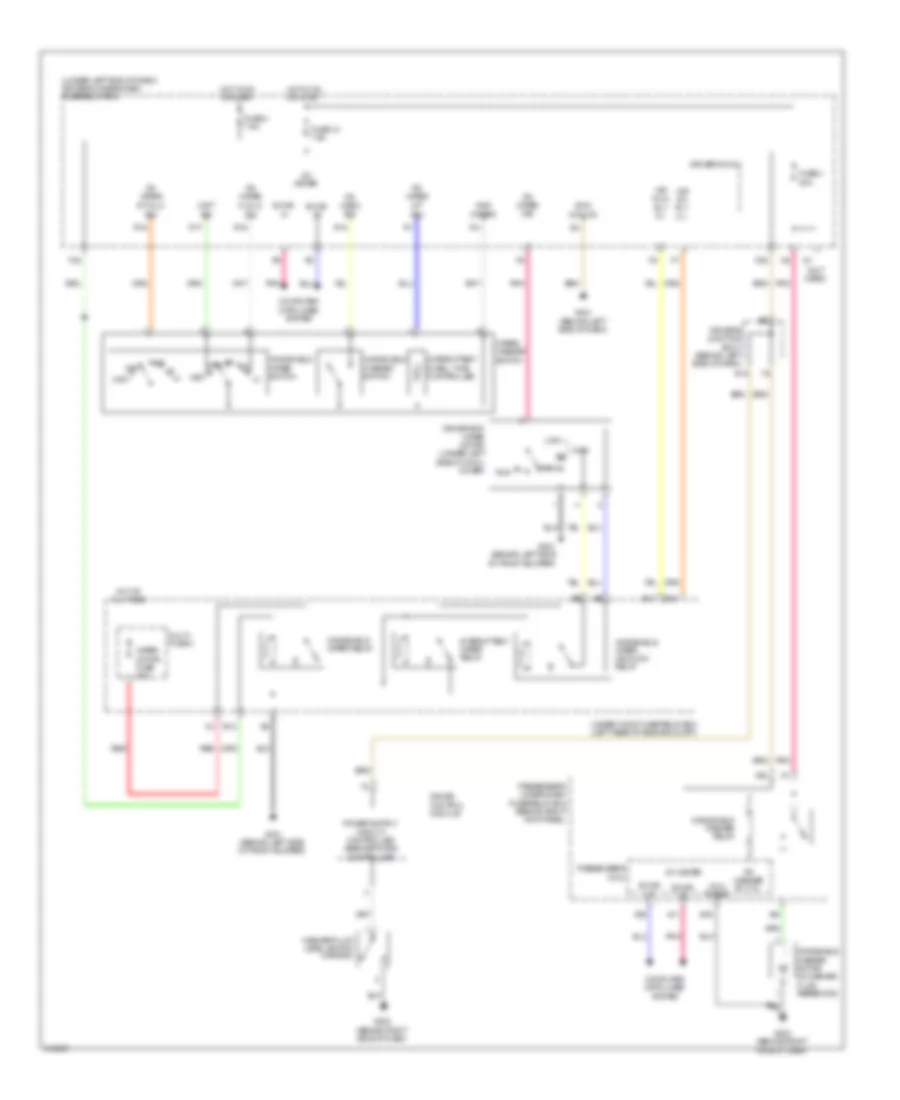 WiperWasher Wiring Diagram for Acura TL 2009