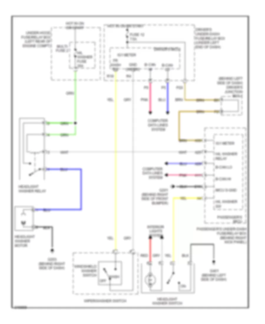 схема шайбы фары для Acura TL SH-AWD 2009