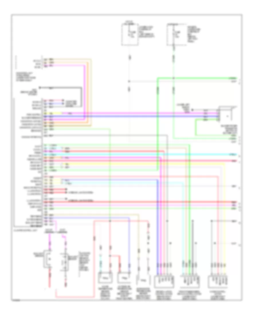 Электросхема кондиционера (1 из 3) для Acura TSX 2009
