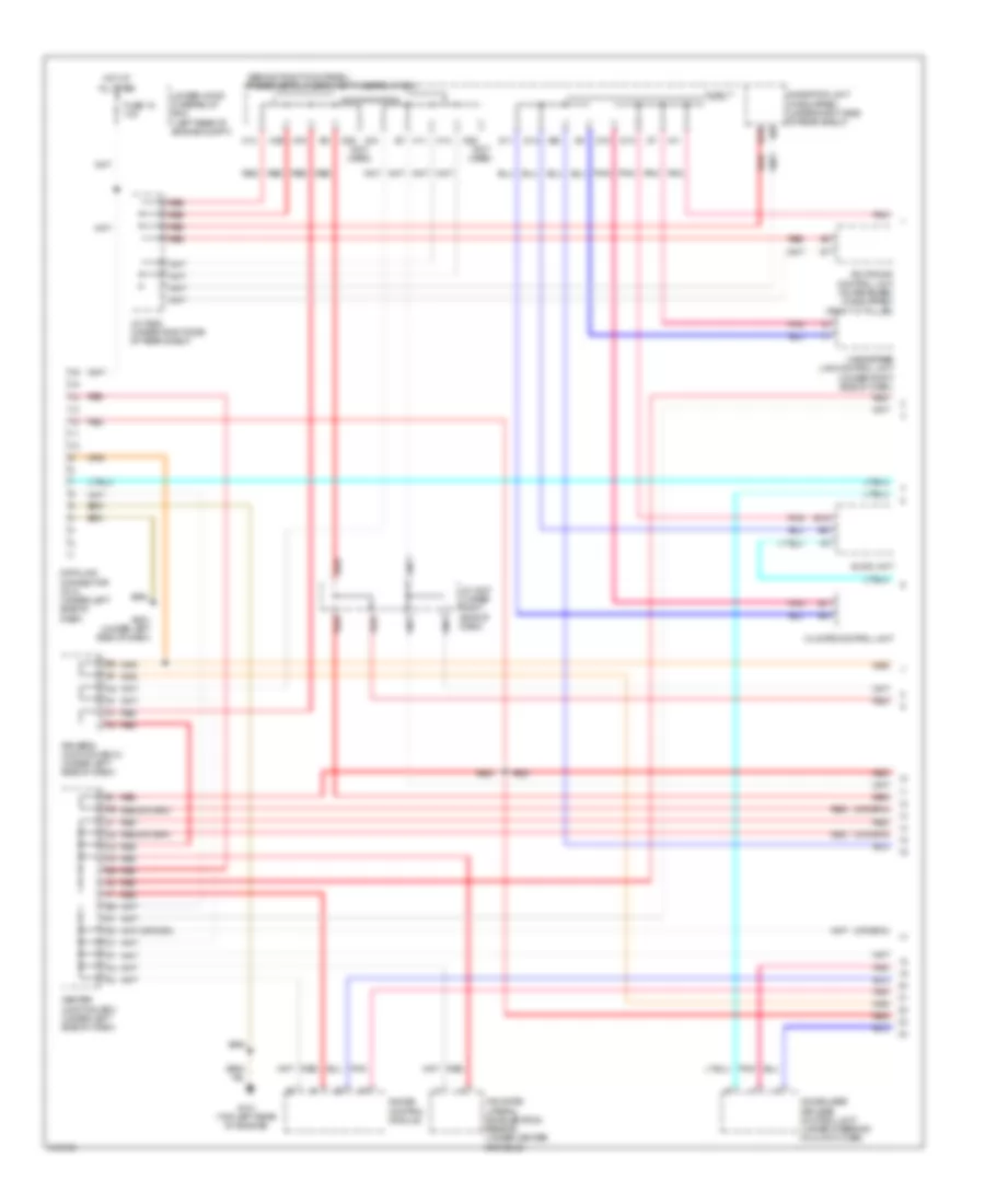 Computer Data Lines Wiring Diagram 1 of 2 for Acura TSX 2009