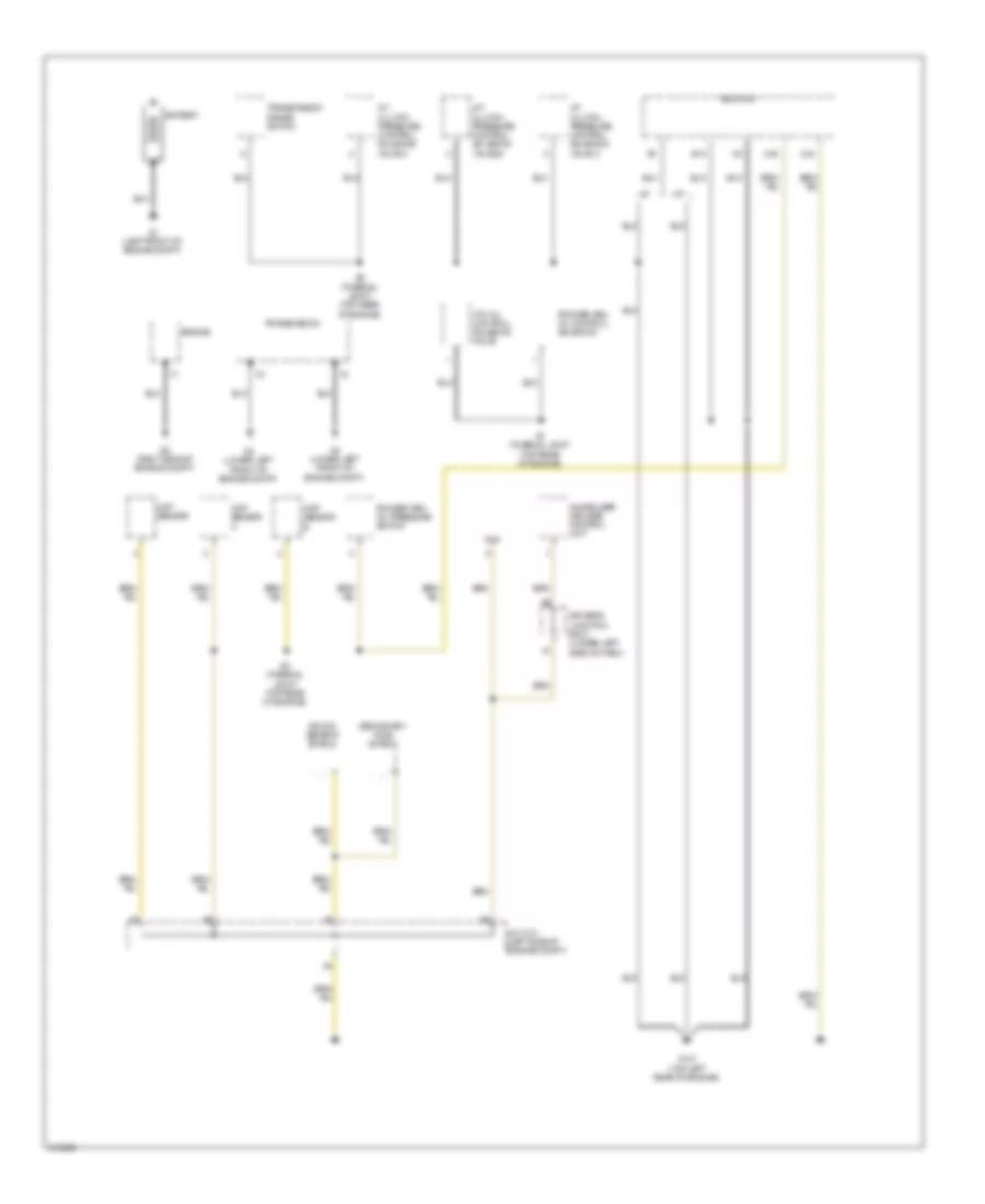 Ground Distribution Wiring Diagram 1 of 4 for Acura TSX 2009