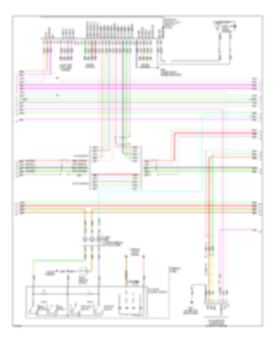 Navigation Wiring Diagram 3 of 4 for Acura TSX 2009