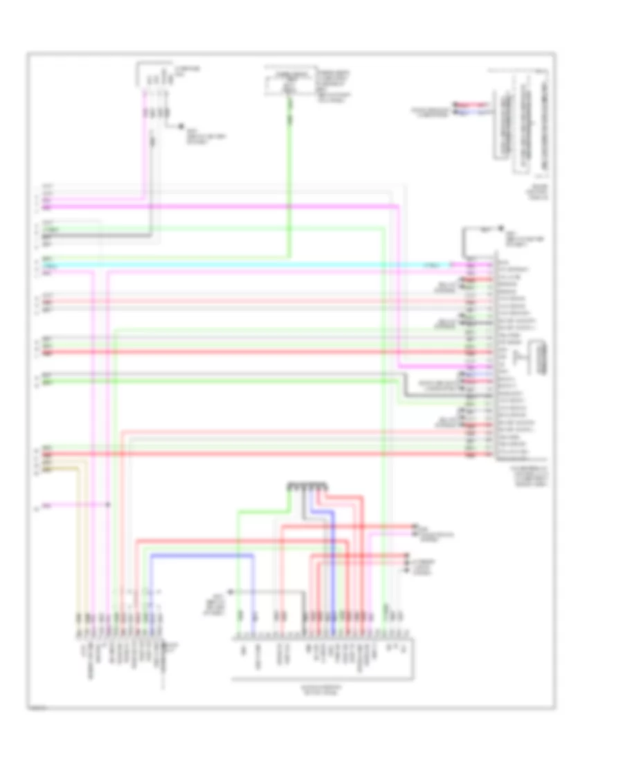 Navigation Wiring Diagram (4 of 4) for Acura TSX 2009