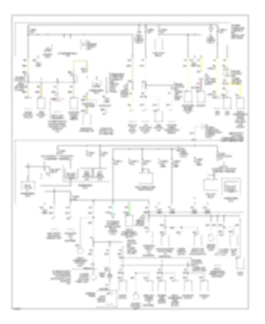 Power Distribution Wiring Diagram 3 of 4 for Acura TSX 2009