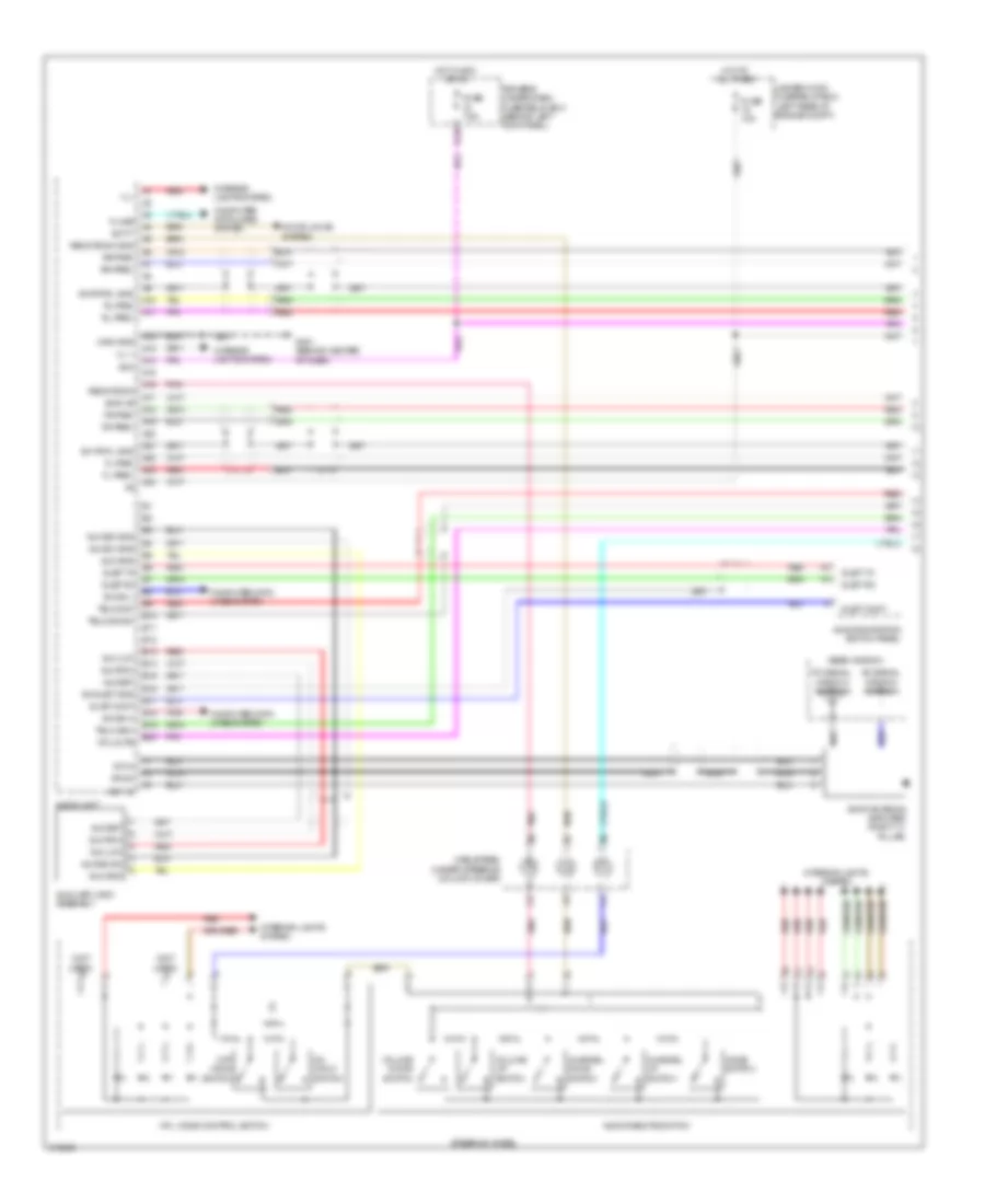 Radio Wiring Diagram with ELS 1 of 4 for Acura TSX 2009