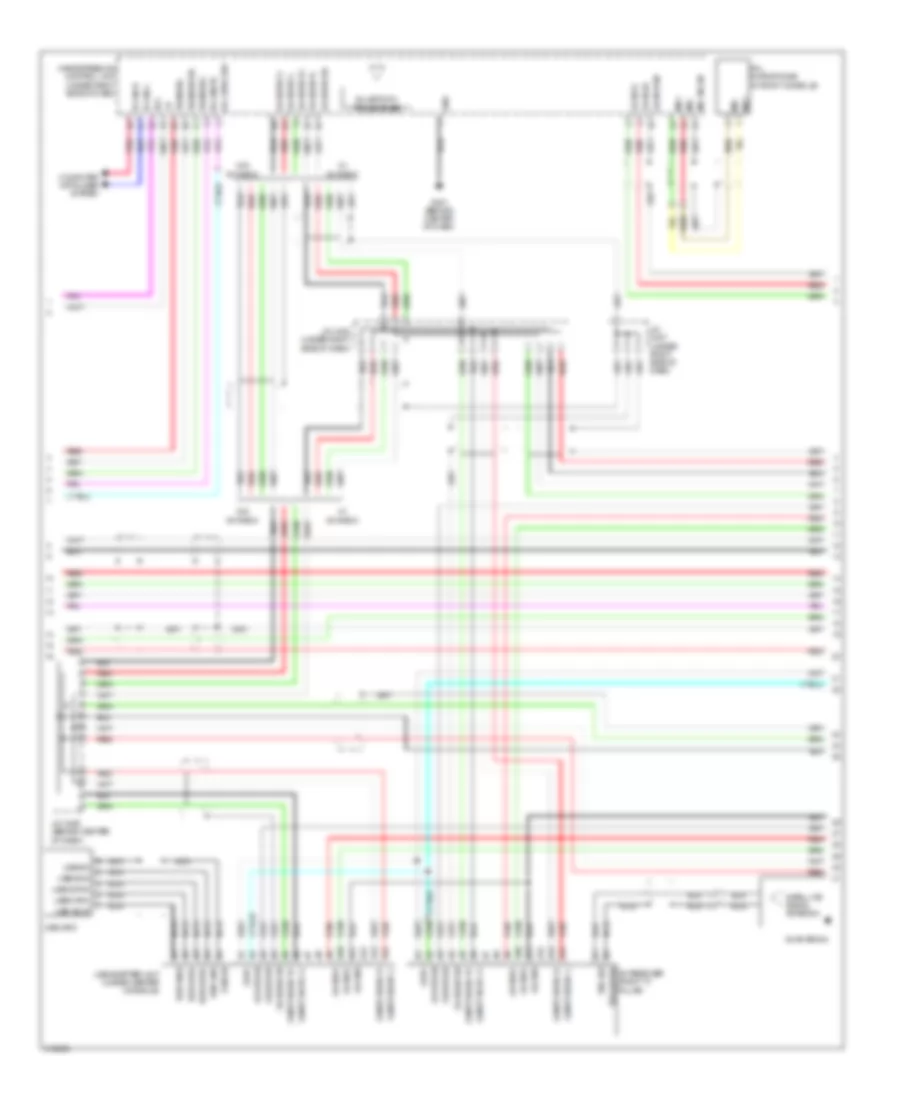 Radio Wiring Diagram, with ELS (3 of 4) for Acura TSX 2009