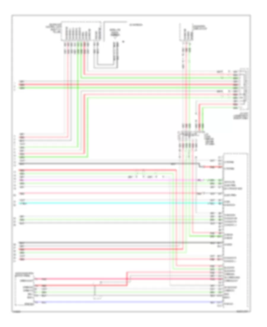 Radio Wiring Diagram, with ELS (4 of 4) for Acura TSX 2009