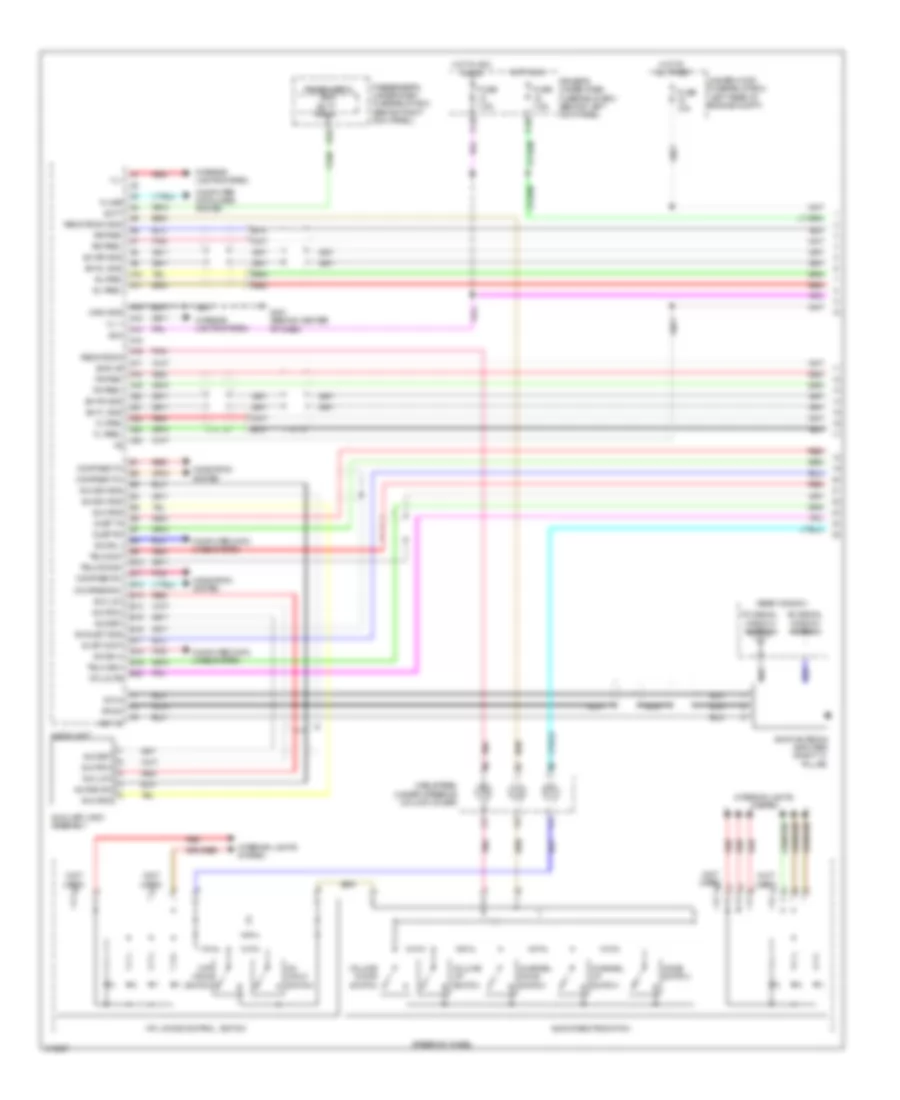 Radio Wiring Diagram with Premium 1 of 3 for Acura TSX 2009