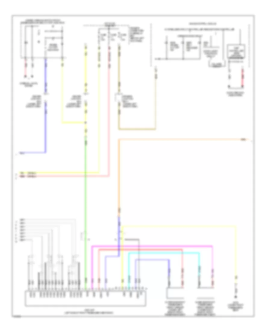 Supplemental Restraints Wiring Diagram 2 of 3 for Acura TSX 2009