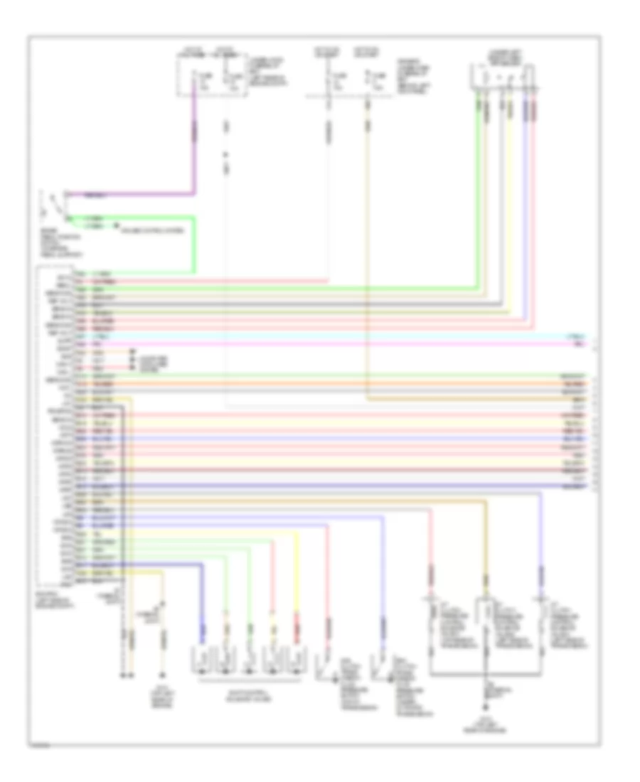 Transmission Wiring Diagram 1 of 2 for Acura TSX 2009