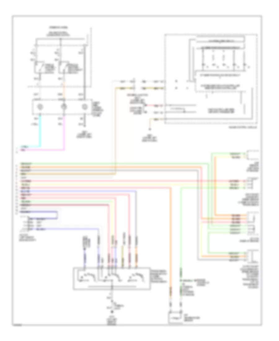 Transmission Wiring Diagram 2 of 2 for Acura TSX 2009