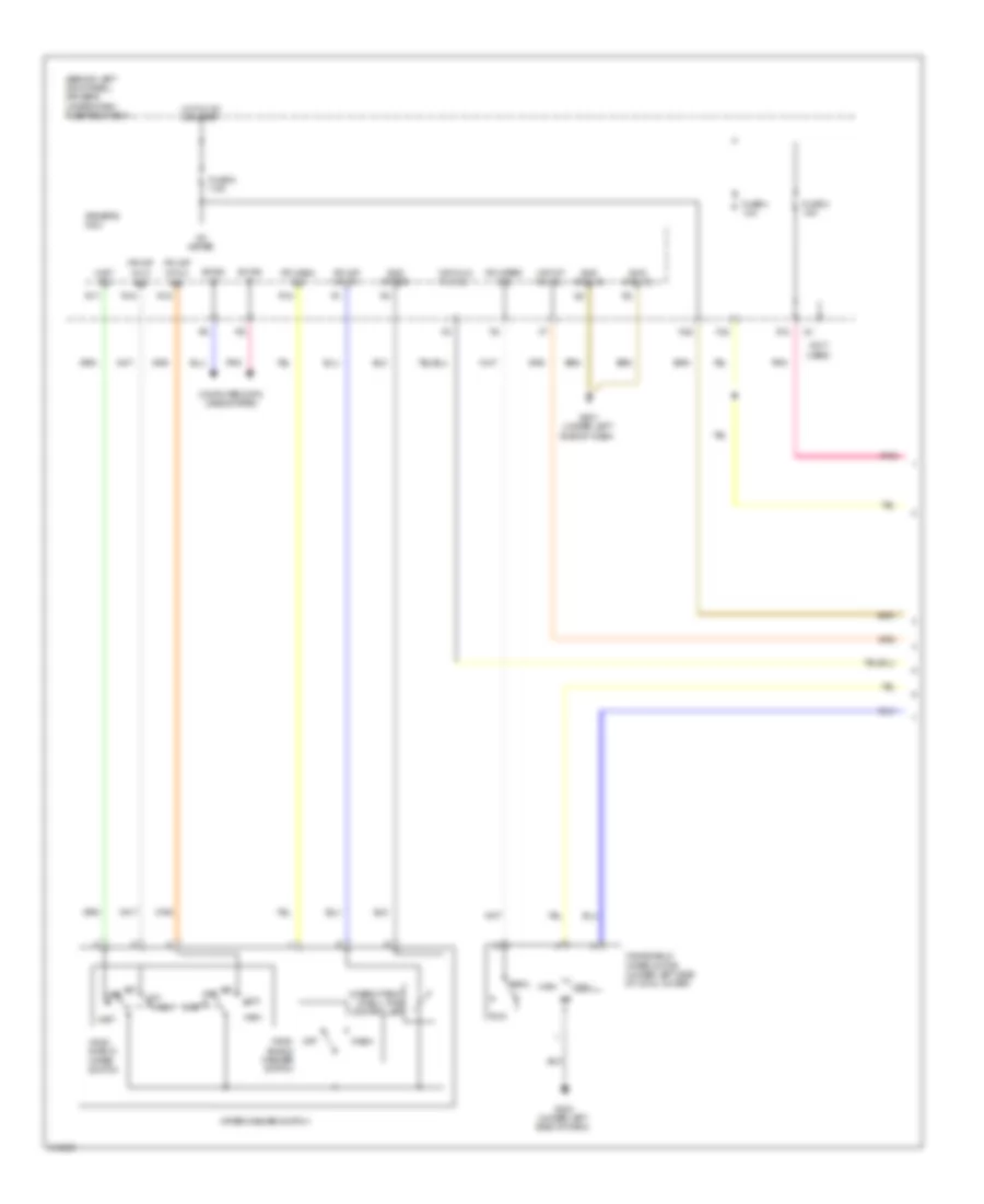 WiperWasher Wiring Diagram (1 of 2) for Acura TSX 2009
