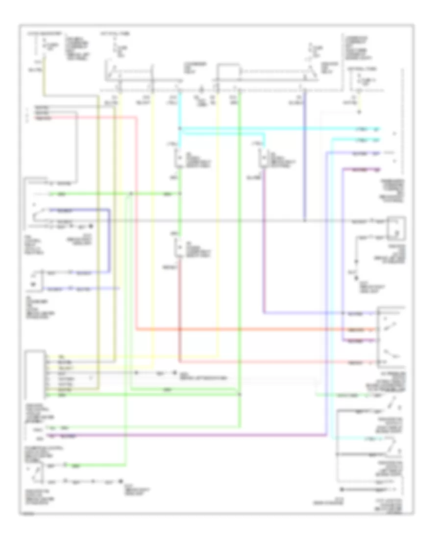 Air Conditioning Wiring Diagram (2 of 2) for Acura MDX 2001