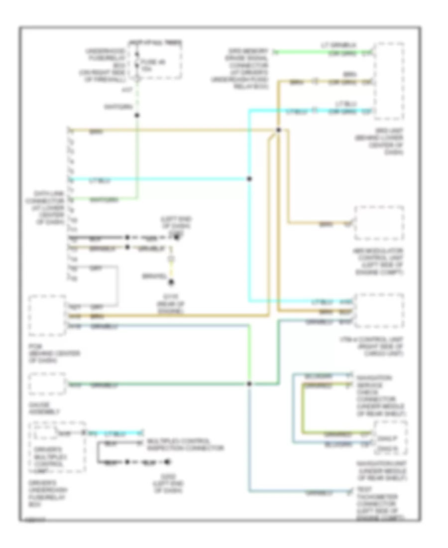 Computer Data Lines Wiring Diagram for Acura MDX 2001