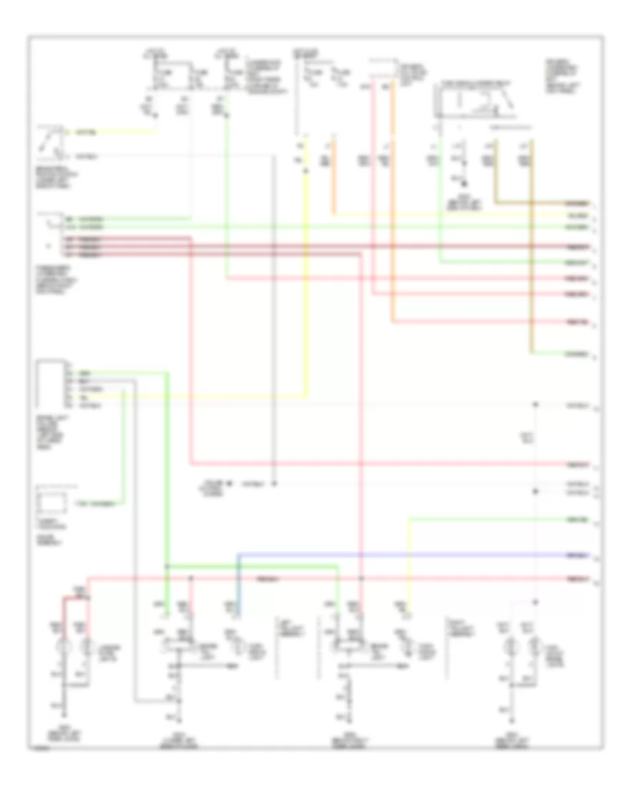 Exterior Lamps Wiring Diagram 1 of 2 for Acura MDX 2001