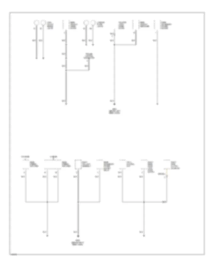 Ground Distribution Wiring Diagram (4 of 4) for Acura MDX 2001