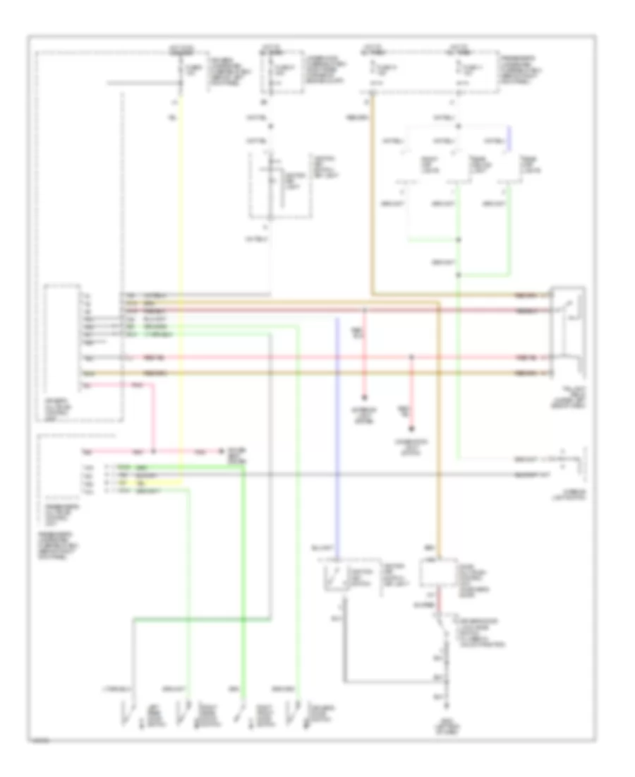 Entry Light Timer Wiring Diagram for Acura MDX 2001