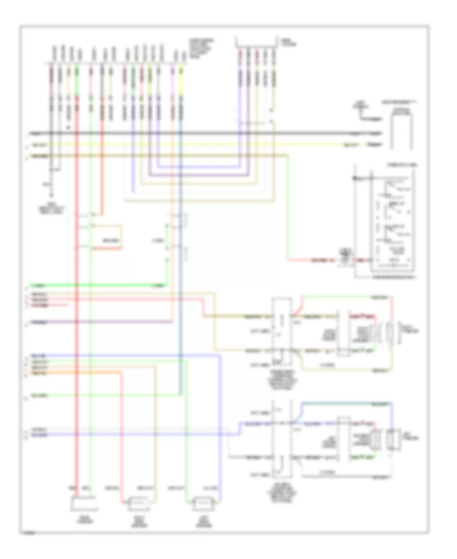 Radio Wiring Diagram, with Bose System (2 of 2) for Acura MDX 2001
