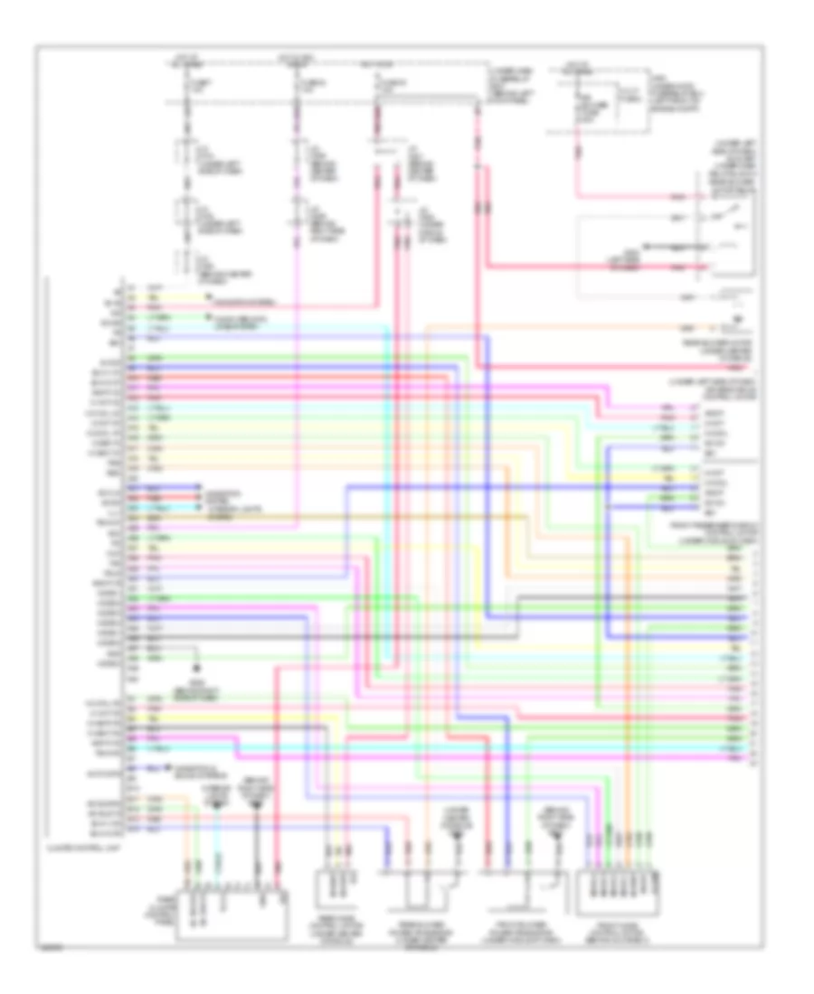 Электросхема кондиционера (1 из 2) для Acura MDX 2010