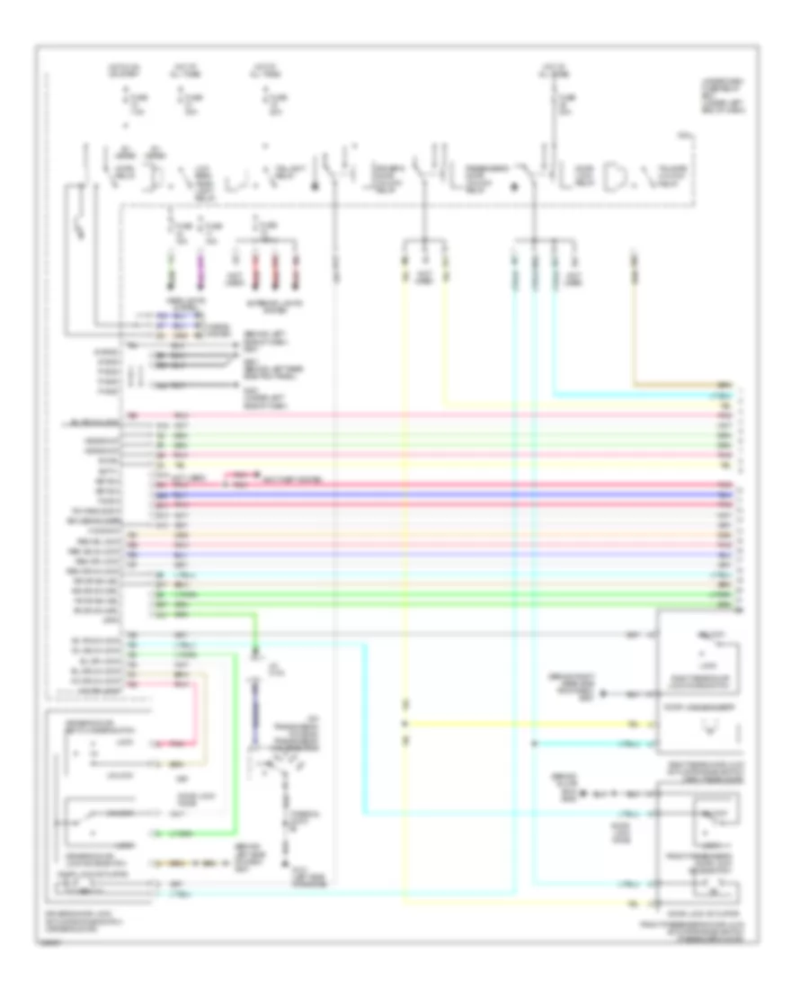 Forced Entry Wiring Diagram 1 of 2 for Acura RDX 2010