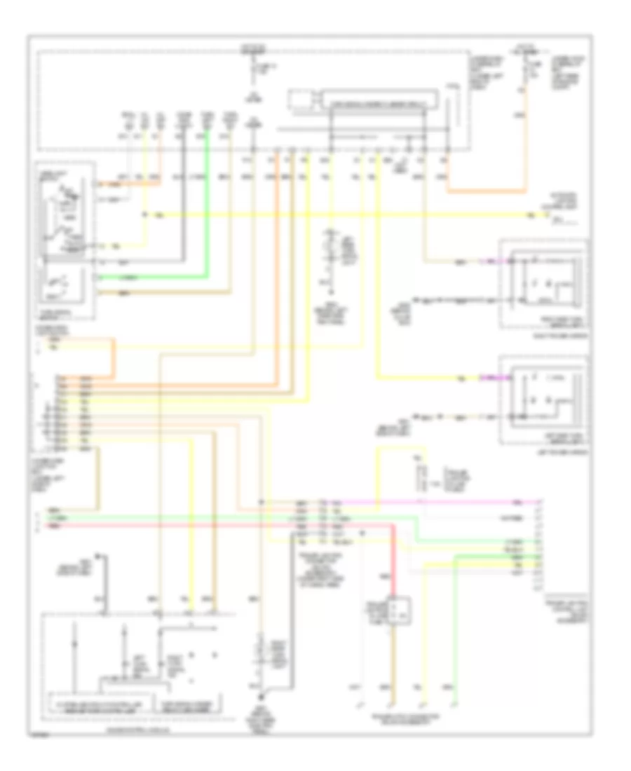 Exterior Lamps Wiring Diagram (2 of 2) for Acura RDX 2010