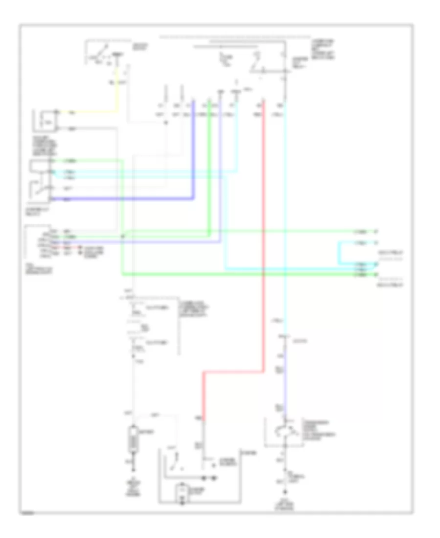 Starting Wiring Diagram for Acura RDX 2010