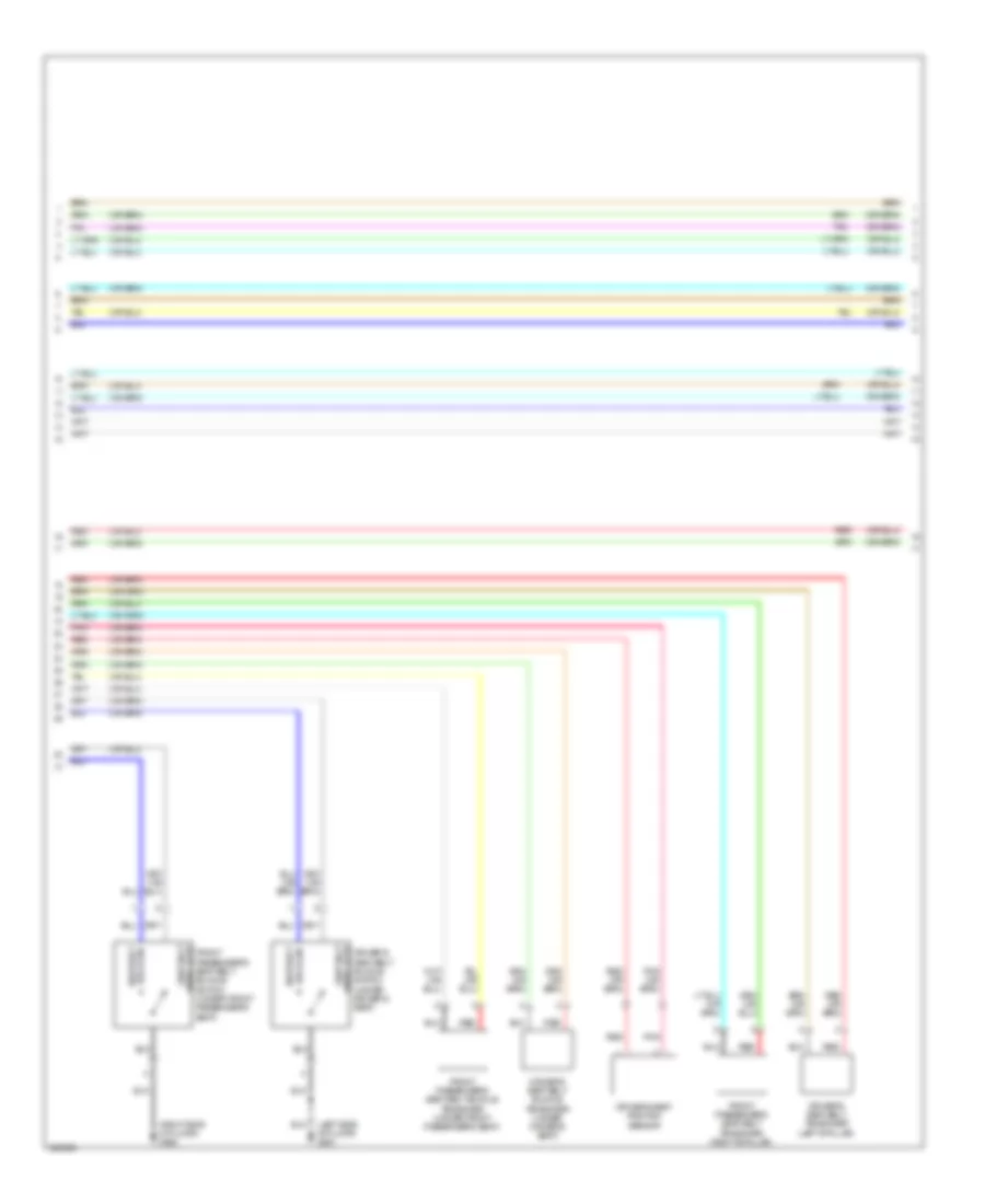 Supplemental Restraints Wiring Diagram (2 of 4) for Acura RDX 2010