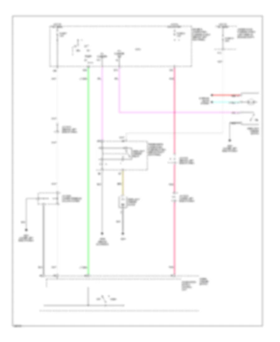 схема шайбы фары для Acura RL 2010