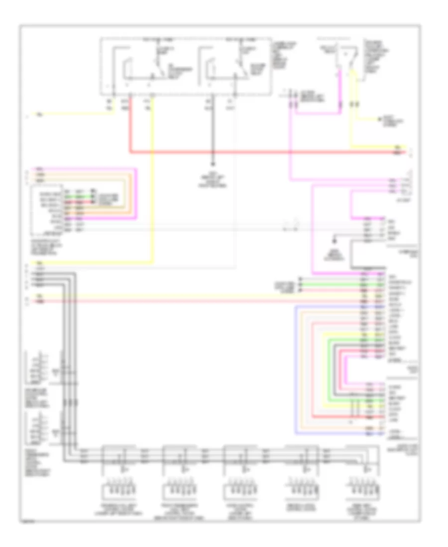 Automatic AC Wiring Diagram (2 of 3) for Acura RL 2010