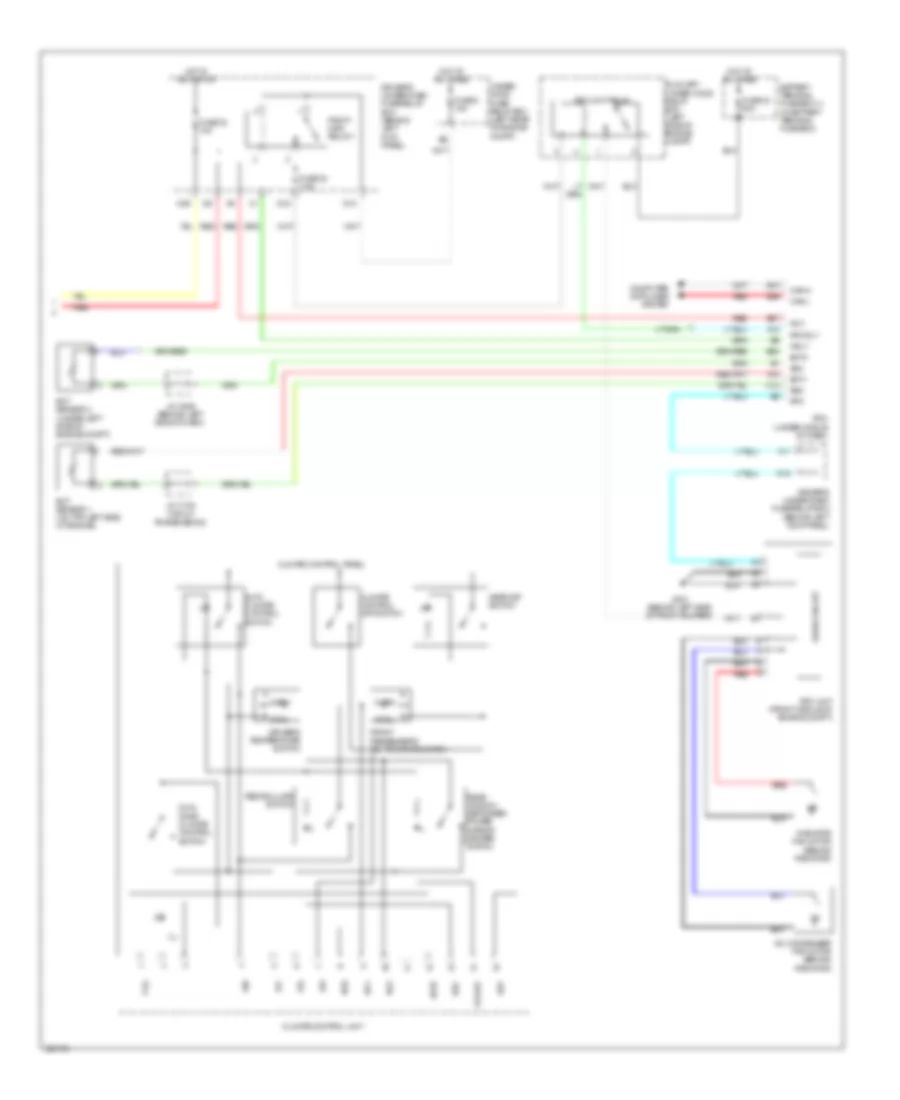 Automatic A C Wiring Diagram 3 of 3 for Acura RL 2010