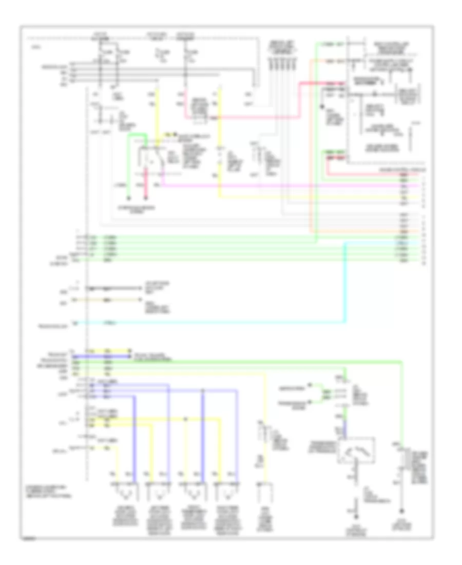 Forced Entry Wiring Diagram 1 of 5 for Acura RL 2010