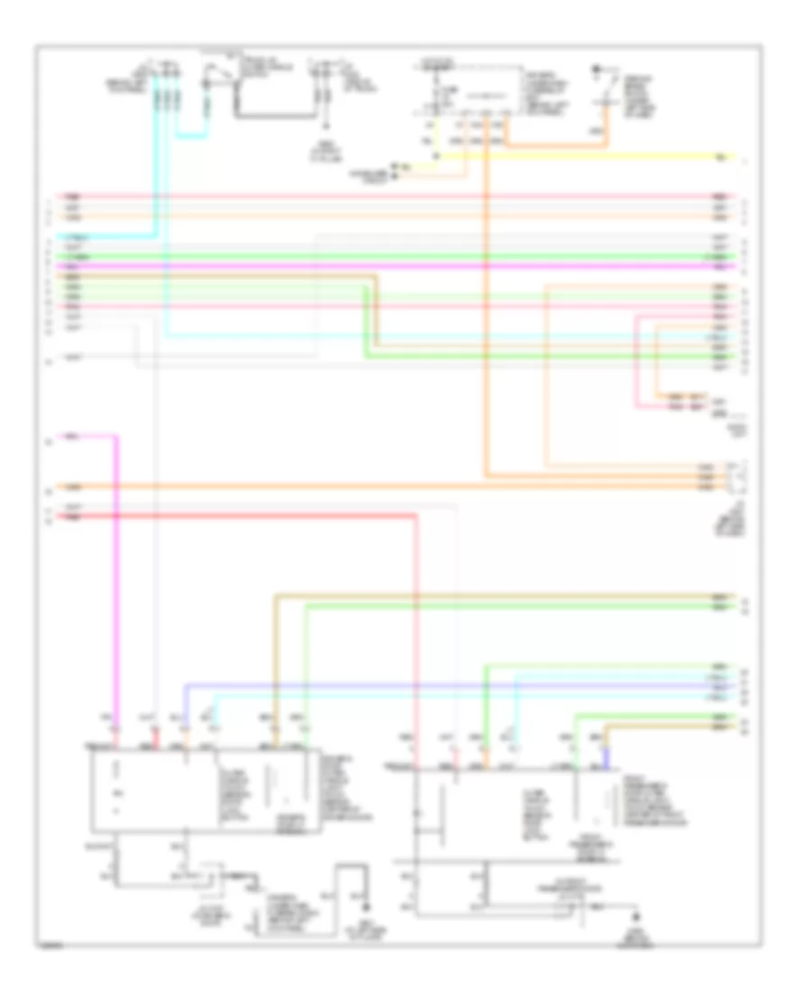 Forced Entry Wiring Diagram (4 of 5) for Acura RL 2010