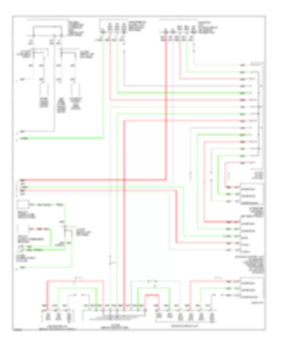 High Low Bus Wiring Diagram 2 of 2 for Acura RL 2010