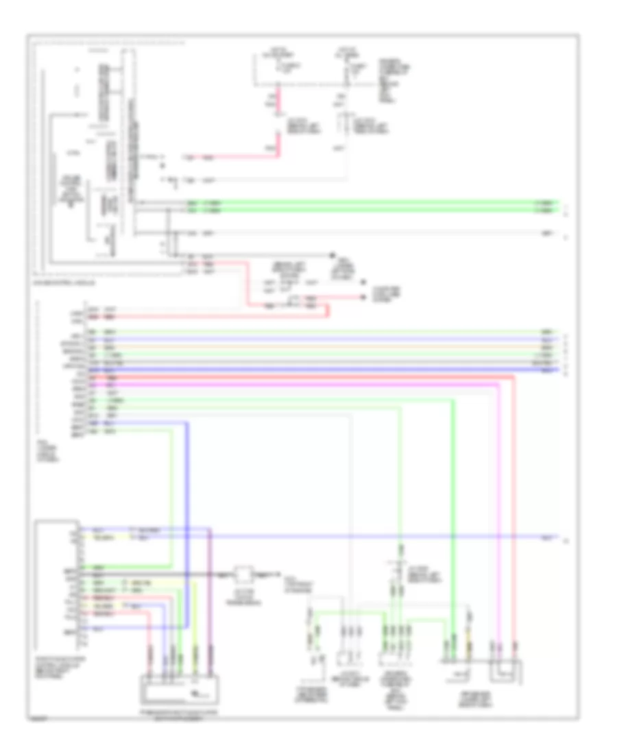 Cruise Control Wiring Diagram (1 of 2) for Acura RL 2010