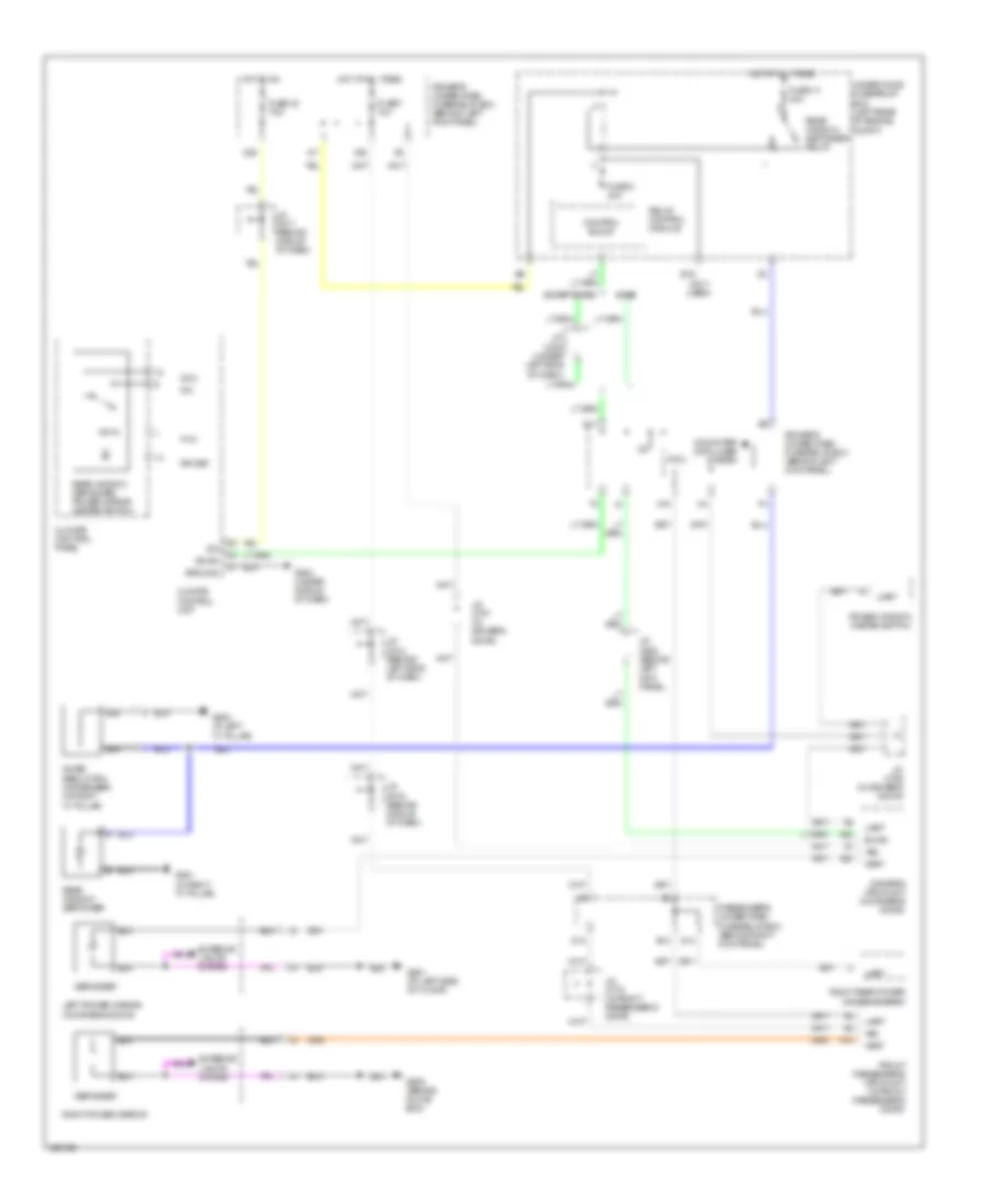 Defoggers Wiring Diagram for Acura RL 2010