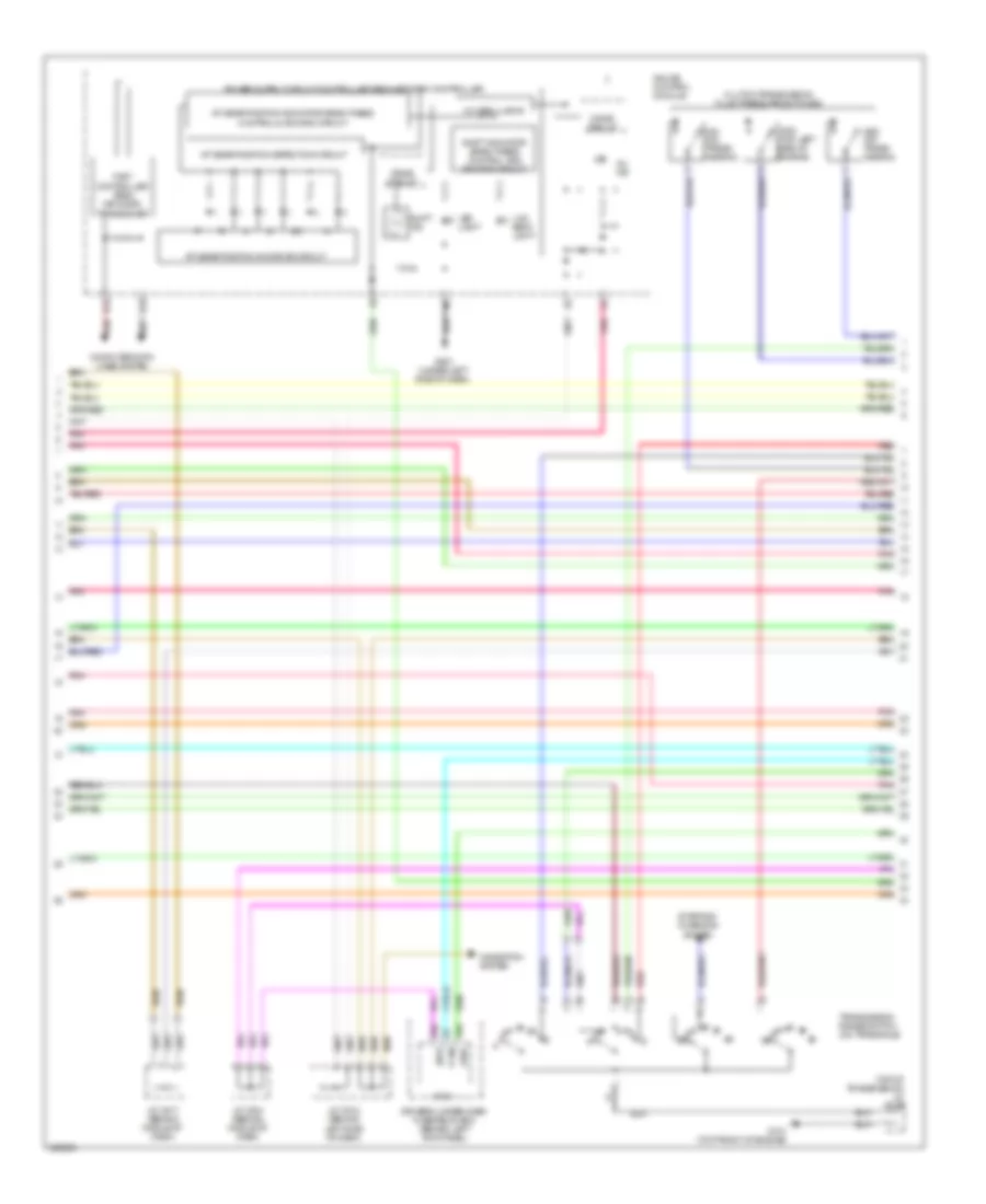 3.7L, Engine Performance Wiring Diagram (5 of 6) for Acura RL 2010