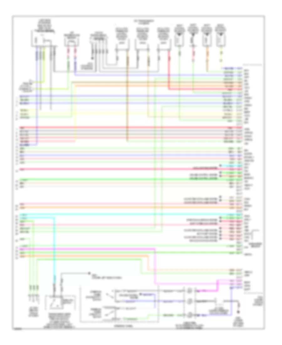 3.7L, Engine Performance Wiring Diagram (6 of 6) for Acura RL 2010