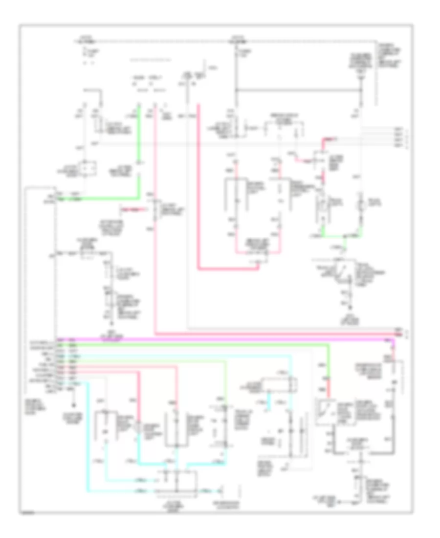Courtesy Lamps Wiring Diagram 1 of 3 for Acura RL 2010