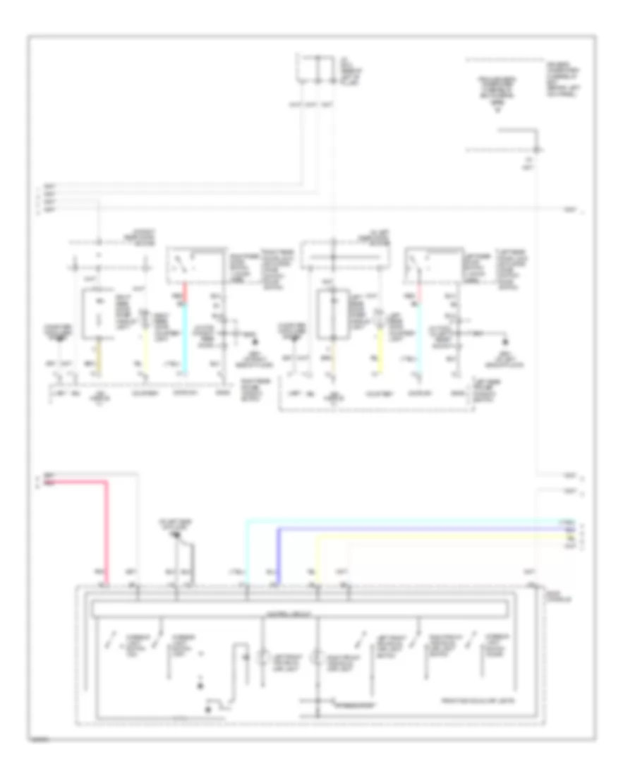 Courtesy Lamps Wiring Diagram 2 of 3 for Acura RL 2010